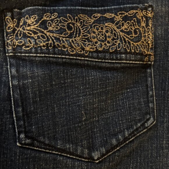 Tribal Brand Jeans with Embroidered Pockets - Boho Denim Style - Picture 6 of 7